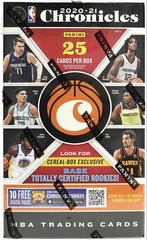 2020-21 Panini Chronicles NBA Basketball CEREAL Box